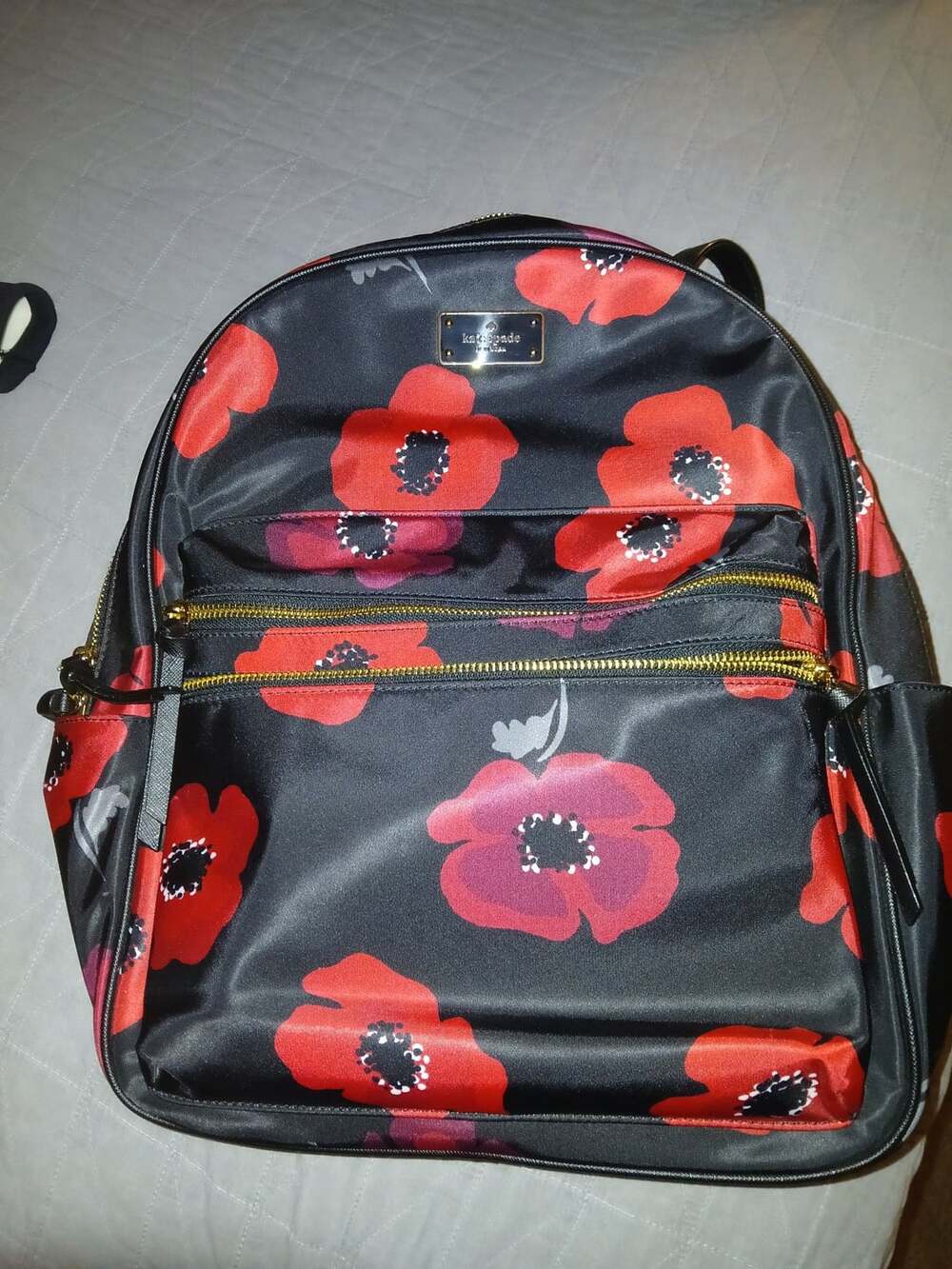 Kate Spade New York Poppy Floral Nylon Backpack